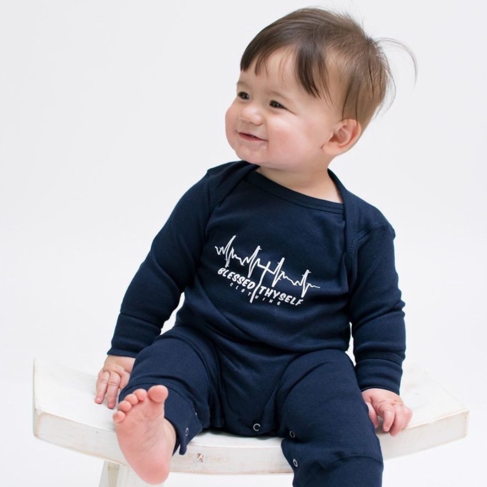 Blessed Thyself Logo Onesie Full Bodysuit